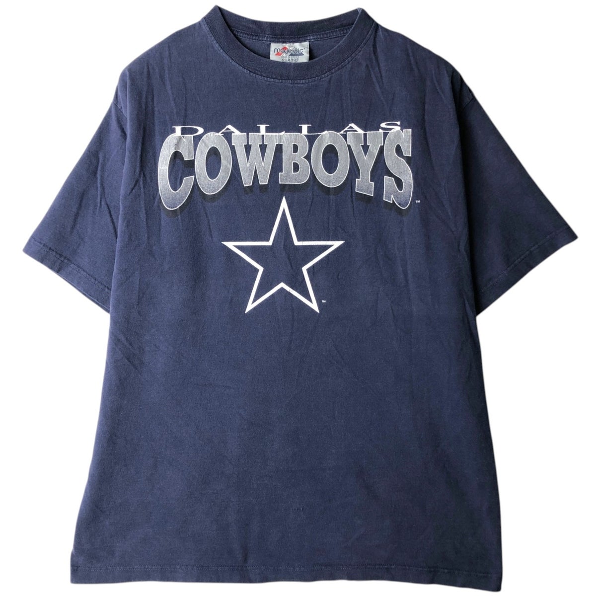 ビンテージ未使用品ティシャツNFLダラスカーボイズ Lサイズ 古着 90年代 TRENCH NFL DALLAS COWBOYS ダラスカウボーイズ スポーツ