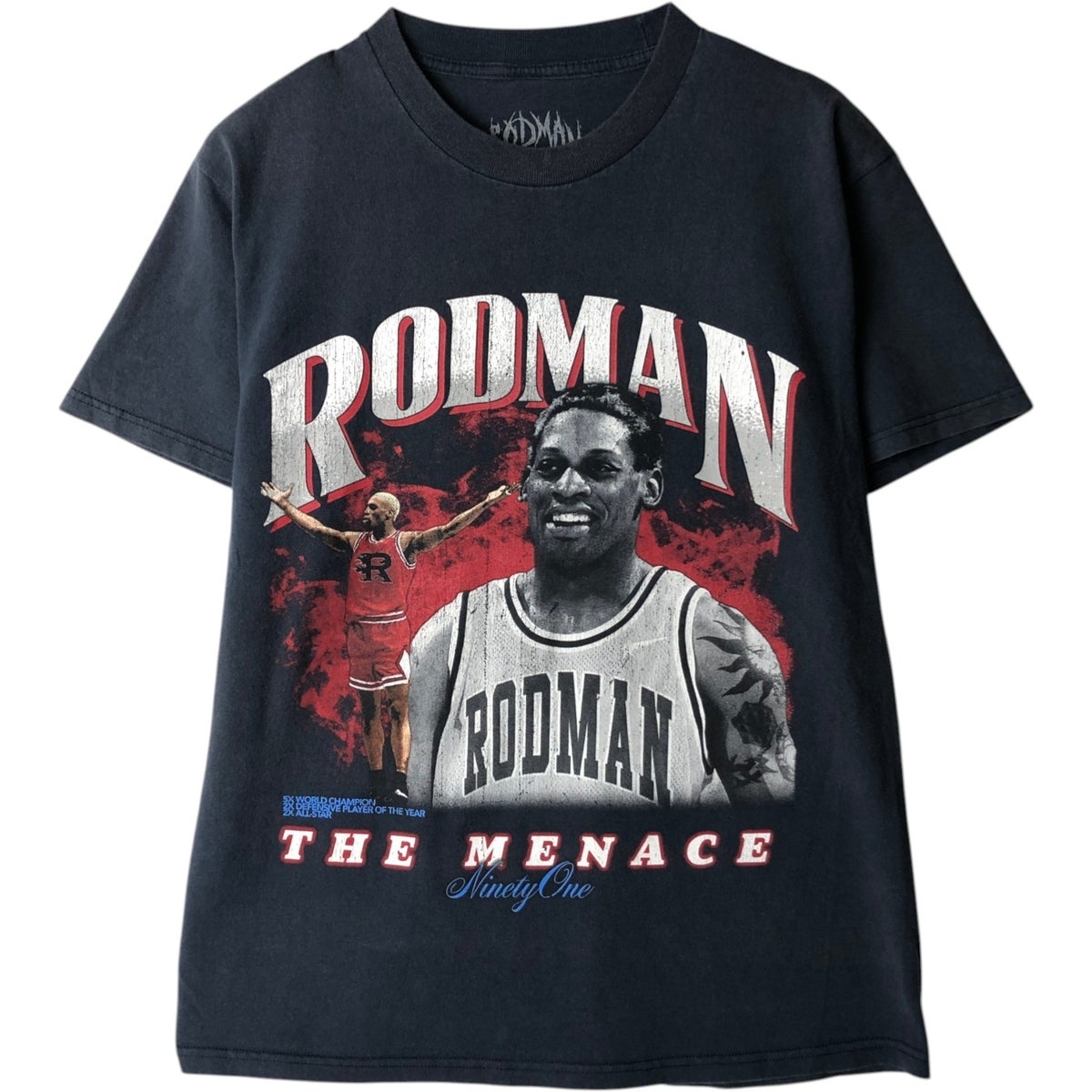 古着 Dennis Rodman デニスロッドマン スポーツプリントTシャツ メンズ