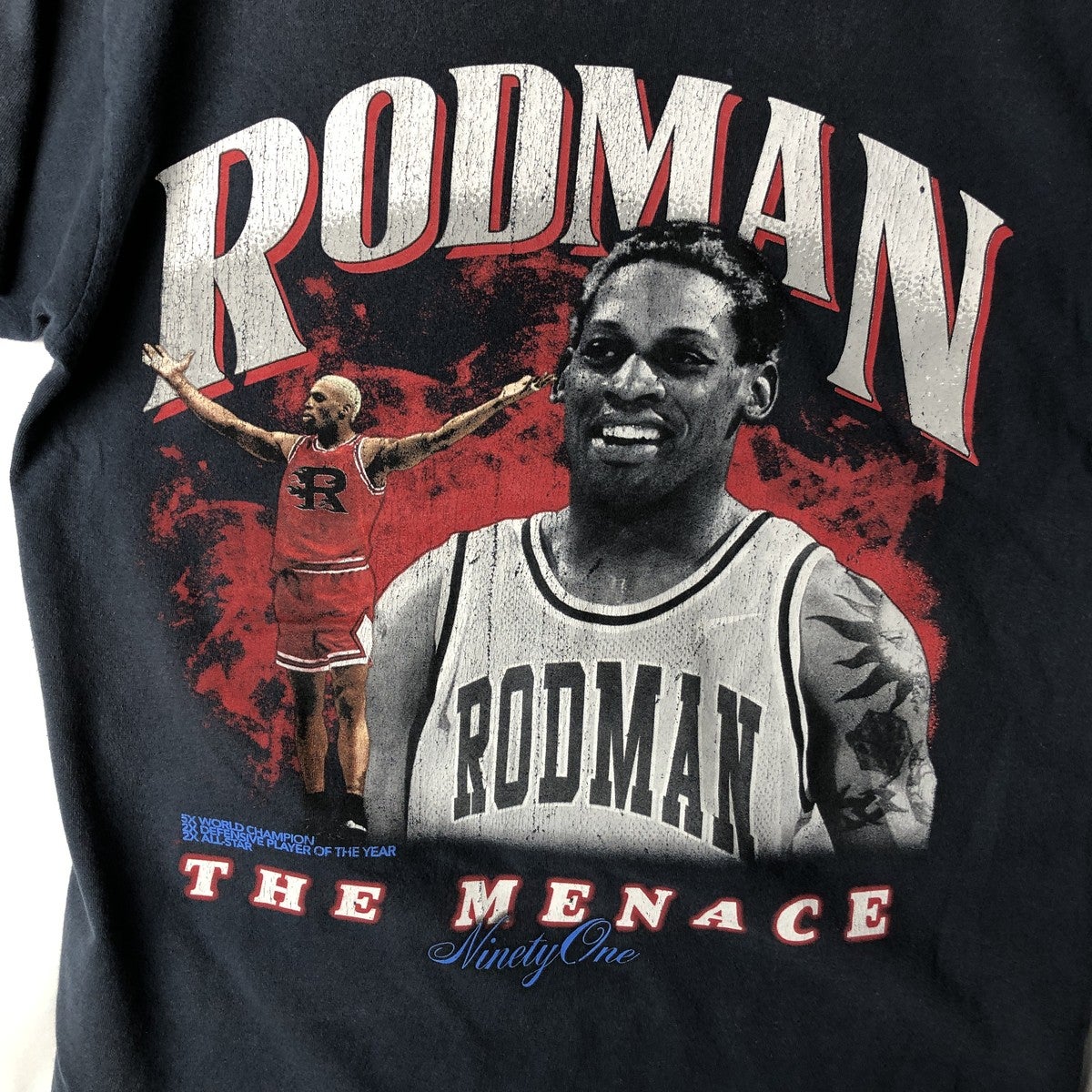 古着 Dennis Rodman デニスロッドマン スポーツプリントTシャツ メンズ