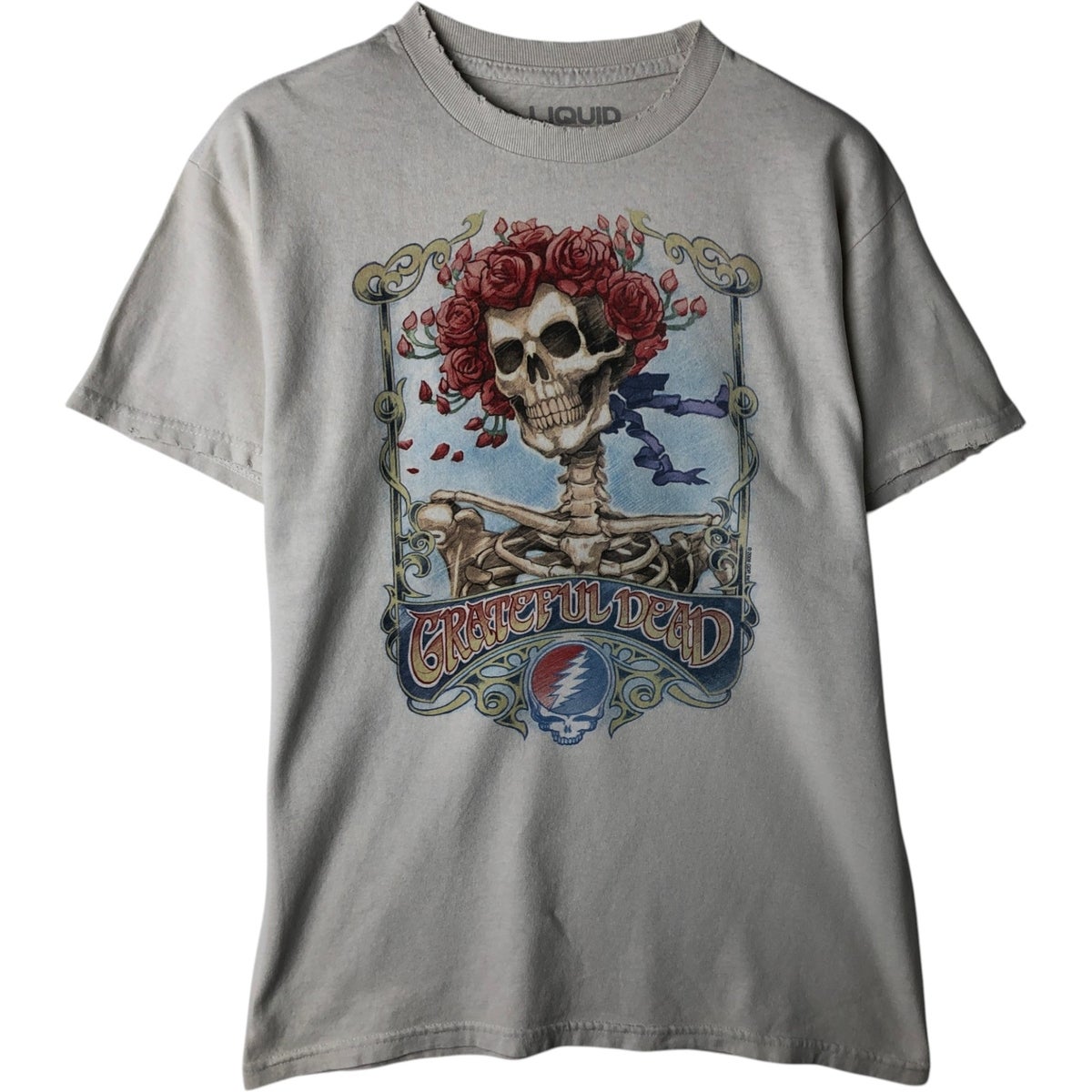 GRATEFUL DEAD グレイトフルデッド Tシャツ スカル 古着 バンドT 古着 リキッドブルー LIQUID BLUE GRATEFUL DEAD グレイトフルデッド