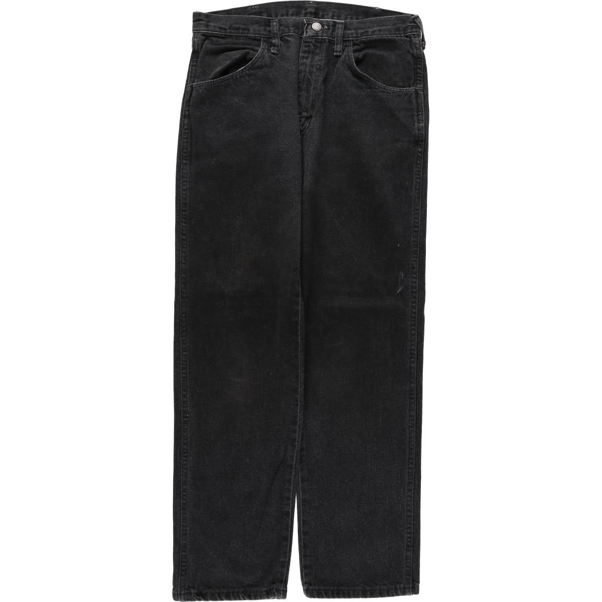 古着 90～00年代 ラスラー RUSTLER ブラックデニム フレアカットデニム