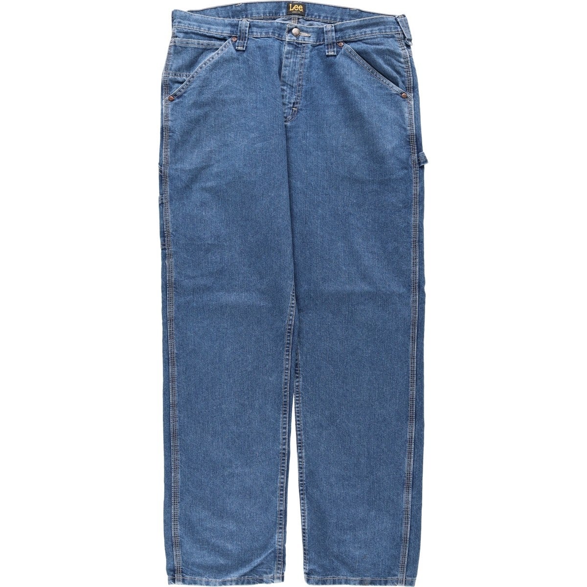 LEEペインターパンツ！デニムパンツ！2本まとめ売り！単品不可！ 古着 リー Lee LOOSE FIT デニム ペインターパンツ レディースL(w29