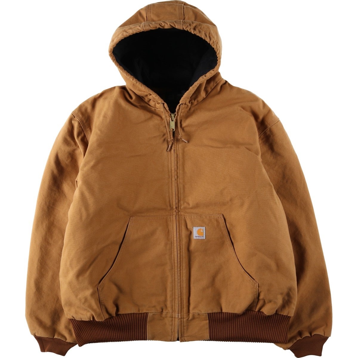 古着 カーハート Carhartt アクティブジャケット ダックフルジップ