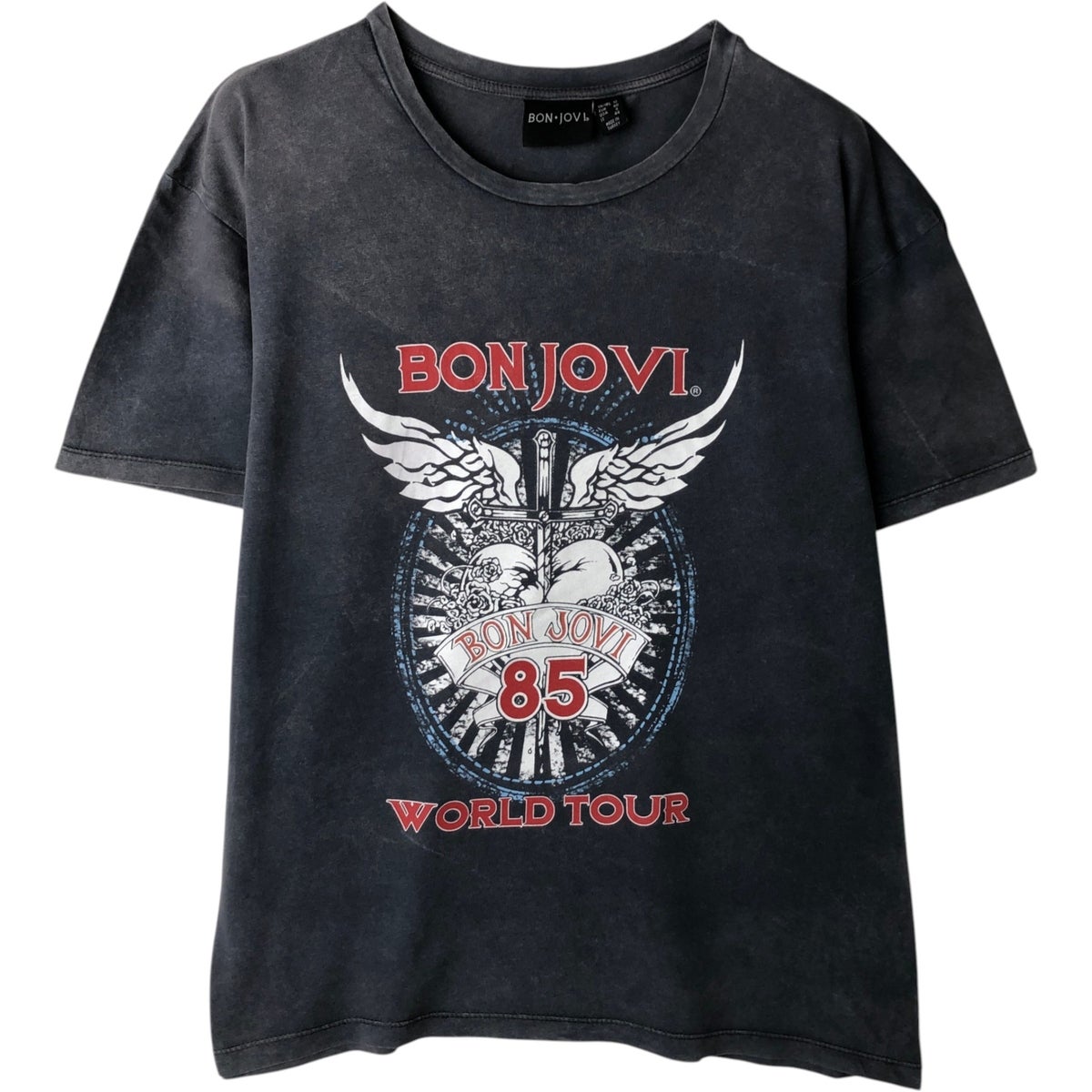 古着 BON JOVI ボンジョヴィ バンドTシャツ バンT メンズXXL相当