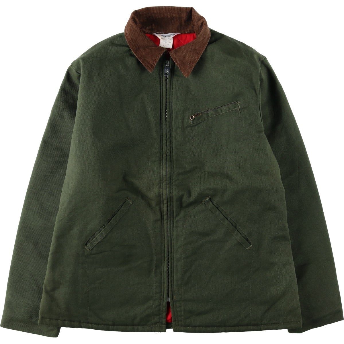 古着 70年代 キー Key IMPERIAL 中綿入り ワークジャケット USA製