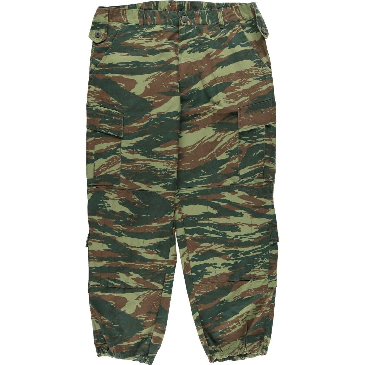 古着 ドイツ軍 迷彩柄 フレクターカモ ミリタリー カーゴパンツ 7075