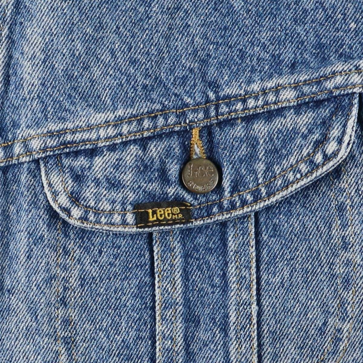 古着 90年代 リー Lee デニムジャケット Gジャン メンズXL相当