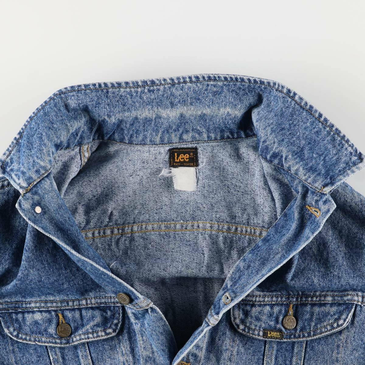 古着 90年代 リー Lee デニムジャケット Gジャン メンズXL相当