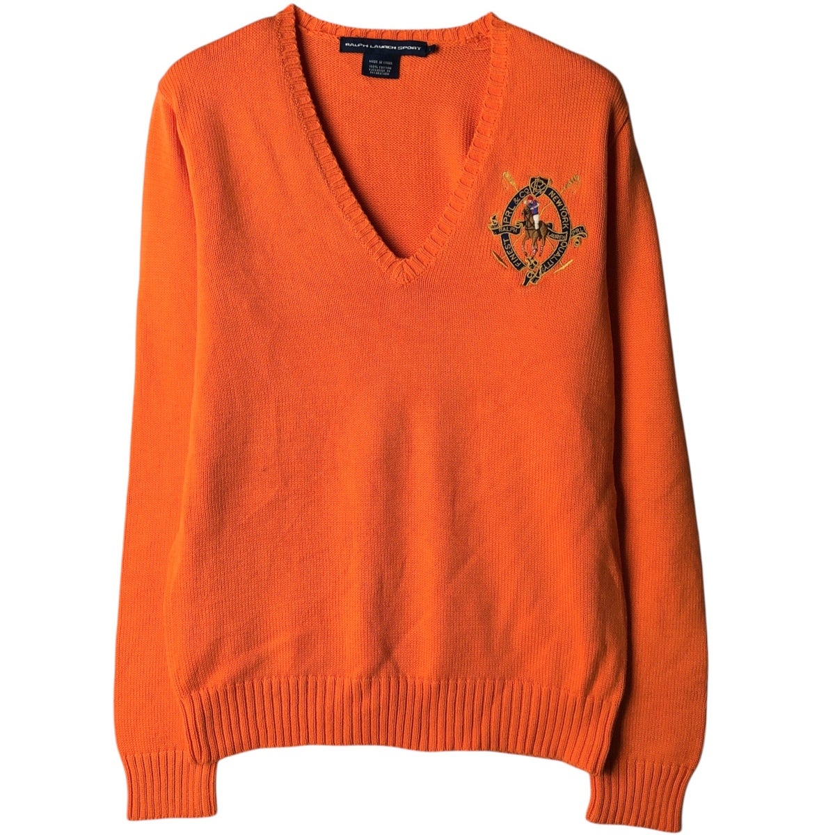 RALPH LAUREN SPORT　コットンニットセーター　ビンテージ 古着 ラルフローレン Ralph Lauren RALPH LAUREN SPORT ケーブル編み