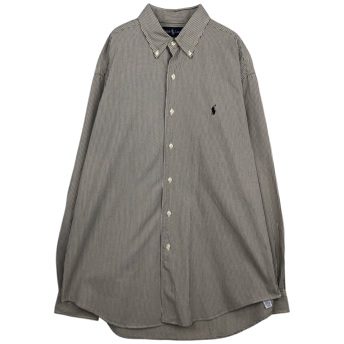 古着 ラルフローレン Ralph Lauren JEROME マルチストライプ 長袖