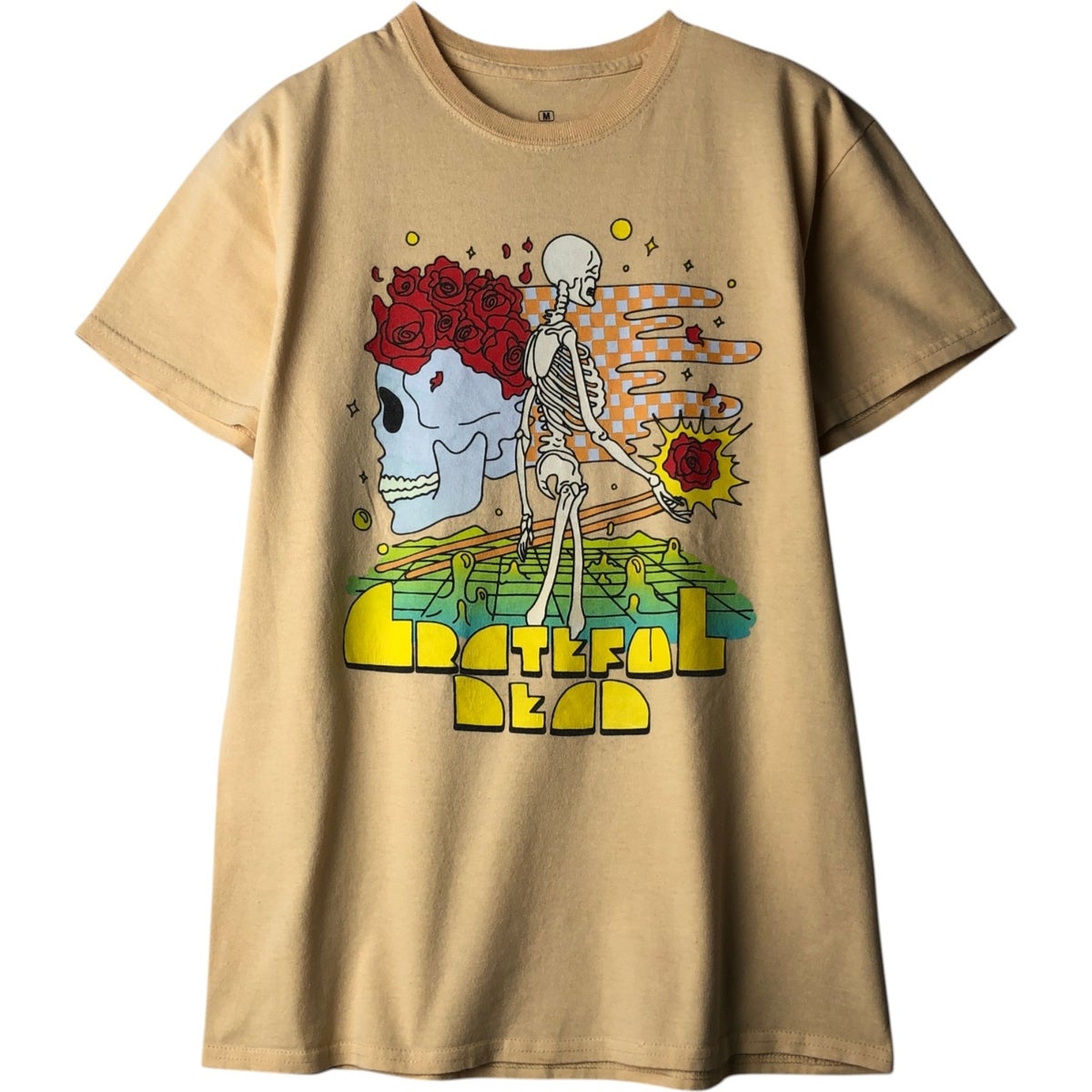 古着 GRATEFUL DEAD グレイトフルデッド ドクロ柄 スカル柄 バンドT