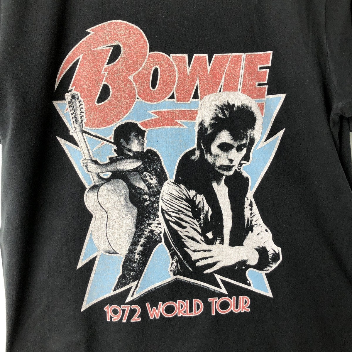 古着 DAVID BOWIE デヴィッドボウイ バンドTシャツ バンT メンズS相当