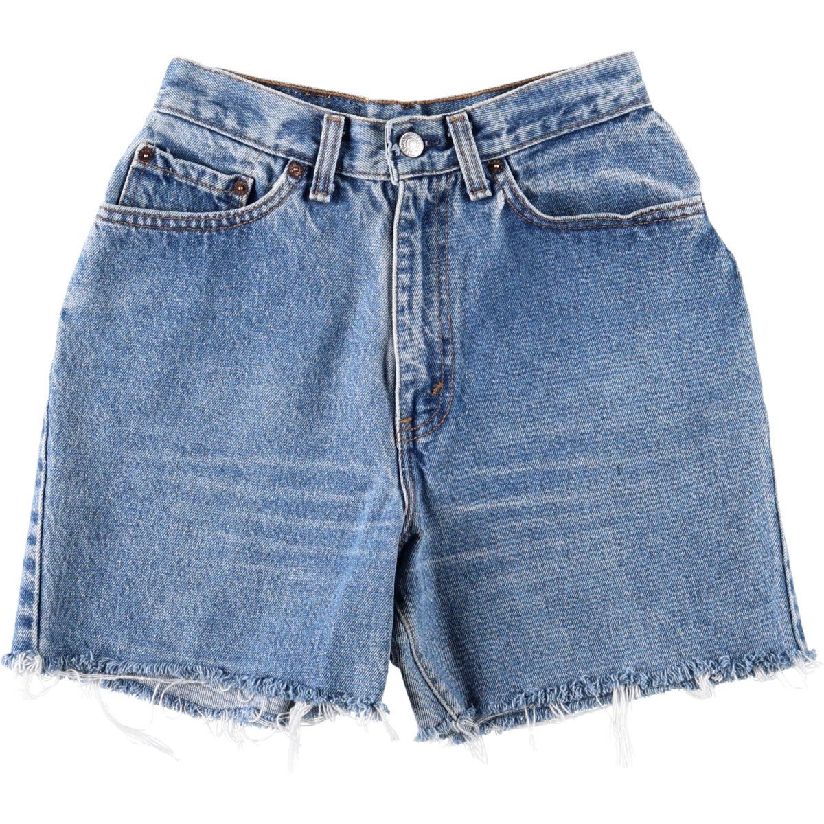 90s GUESS USA製 バギーワイドデニムショーツ インディゴ W40 古着 90年代 ゲス Guess JEANS デニムショーツ ハーフパンツ ジョーツ