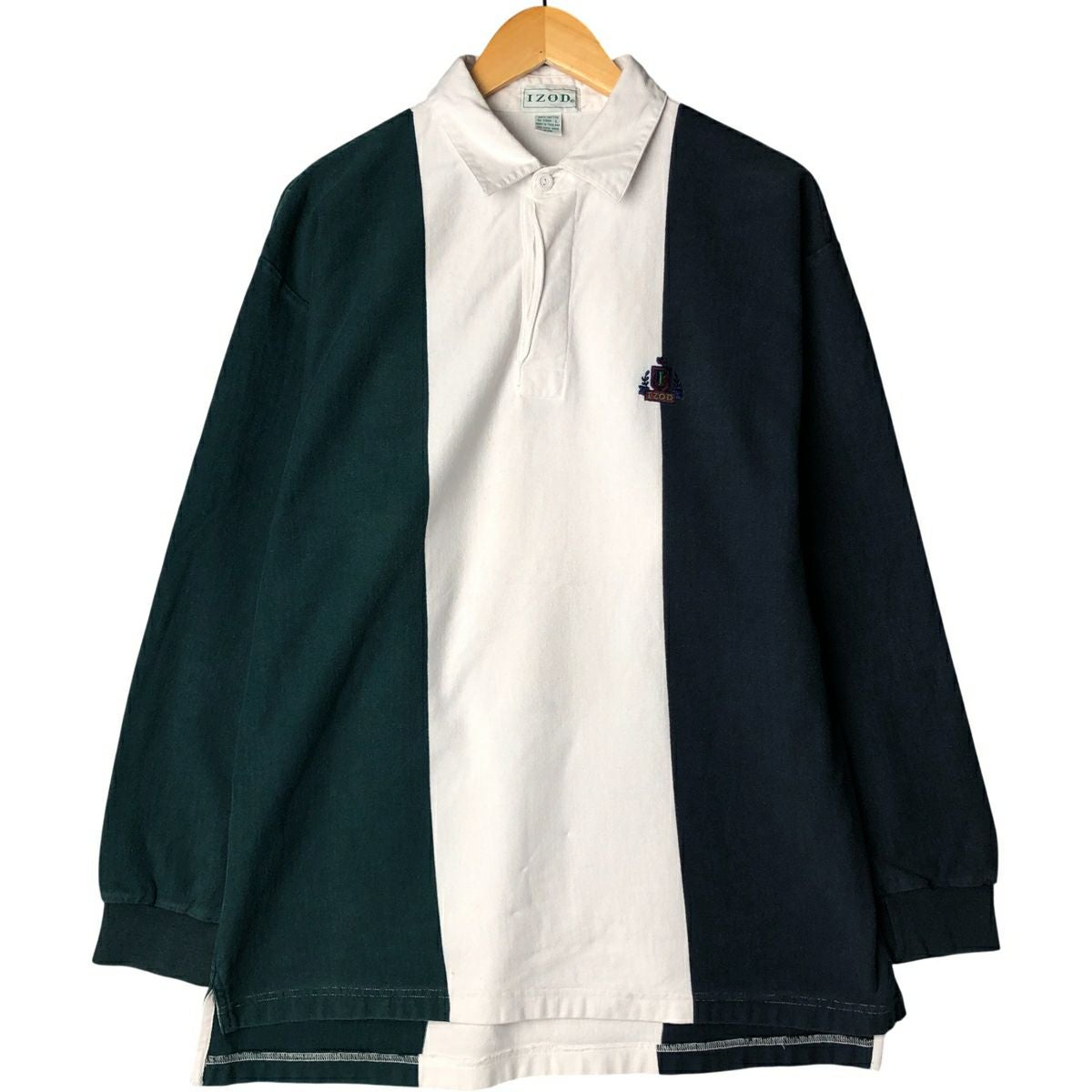 古着 90年代 カンタベリー CANTERBURY マルチボーダー 長袖 ラガー