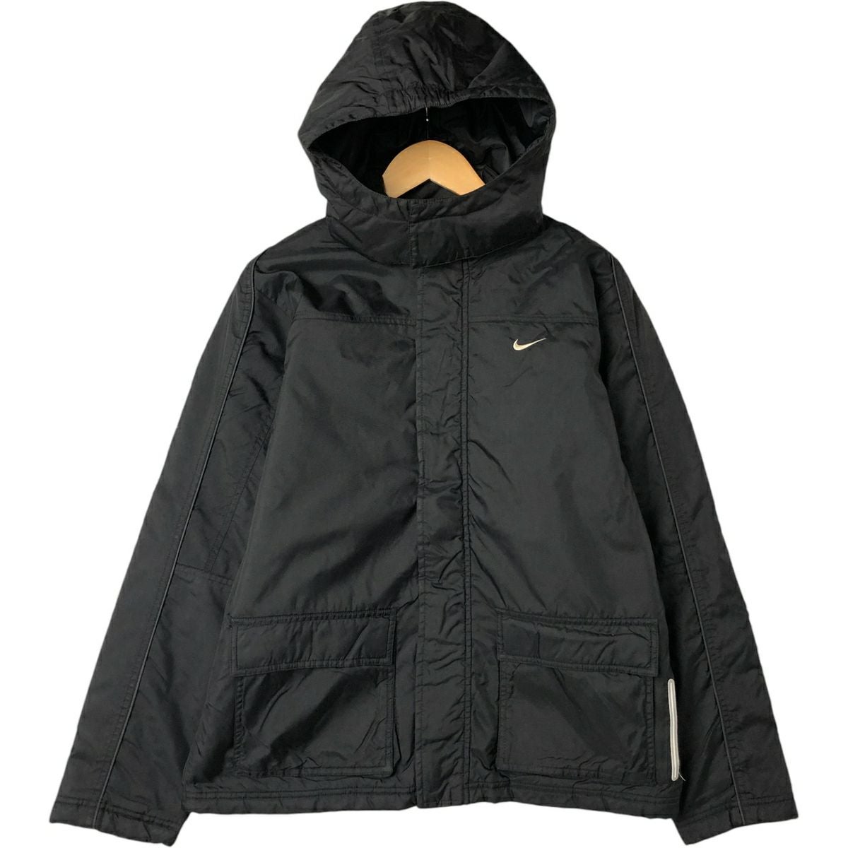 古着 90年代 ナイキ NIKE 中綿パーカー パファージャケット メンズL