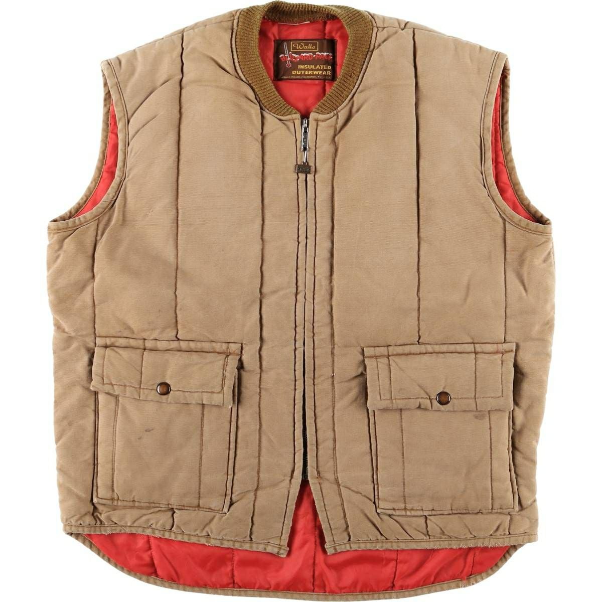 古着 80年代 ウォールズ Walls BLIZZARD-PRUF ダウンベスト USA製