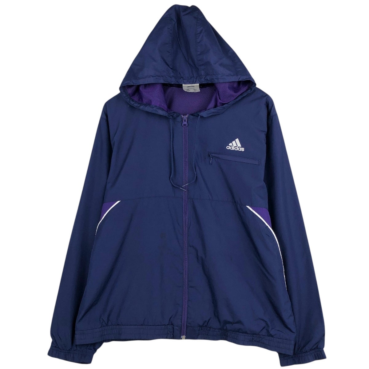 古着 90年代 アディダス adidas フード付き ウォームアッププル