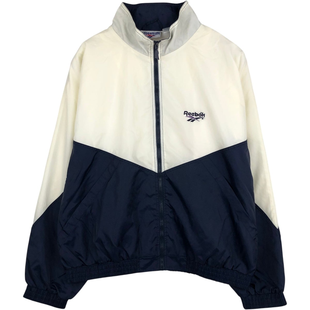 古着 90年代 リーボック Reebok ナイロンジャケット メンズL相当