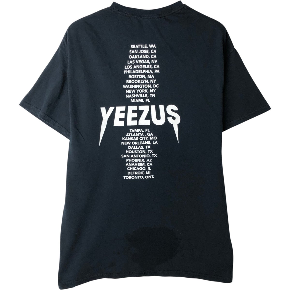 古着 KANYE WEST カニエウエスト ラップTシャツ ラップT メンズM相当