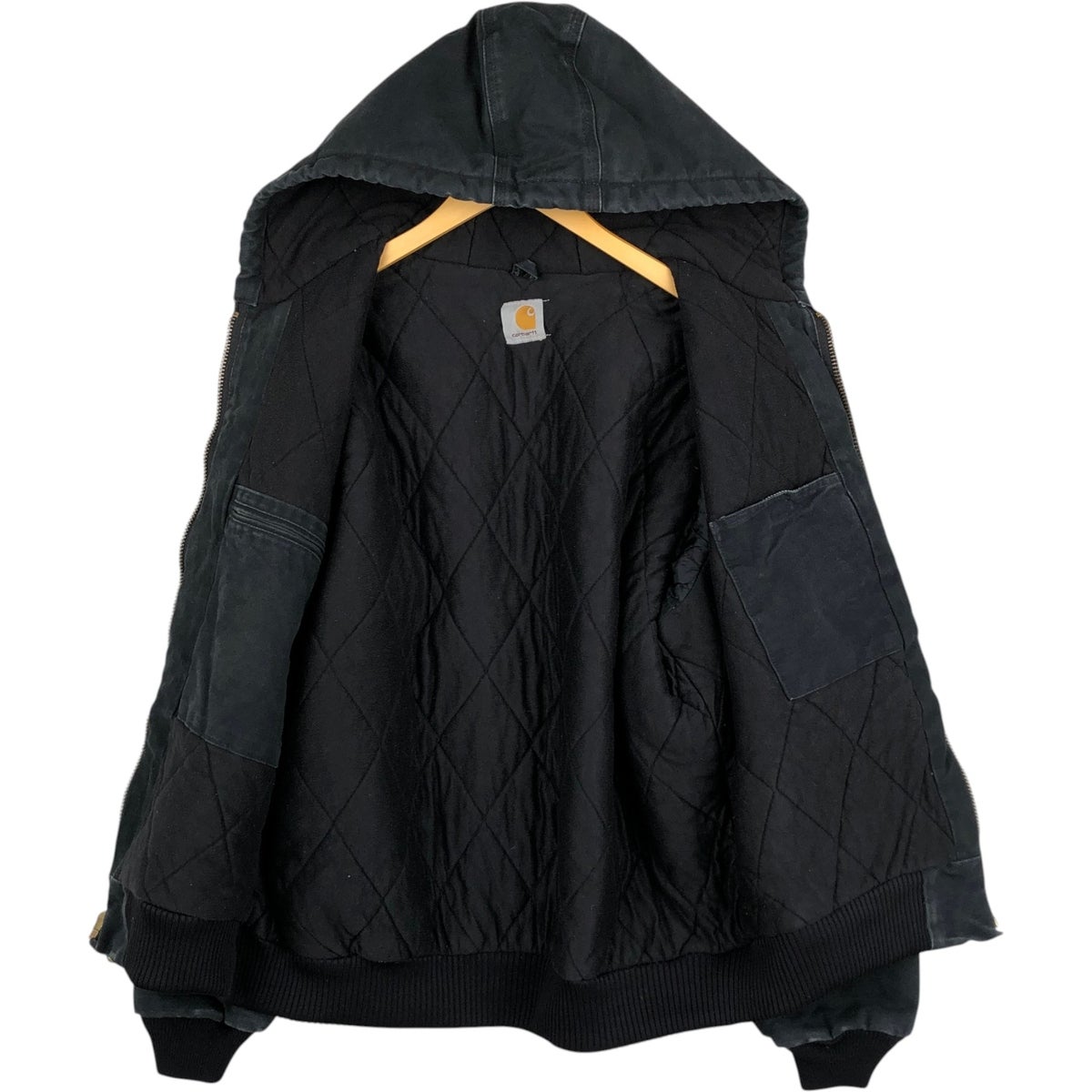 古着 カーハート Carhartt アクティブジャケット 中綿入り ダックフルジップパーカー メンズXXL相当/eaa629379 古着 カーハート Carhartt アクティブジャケット 中綿入り ダック