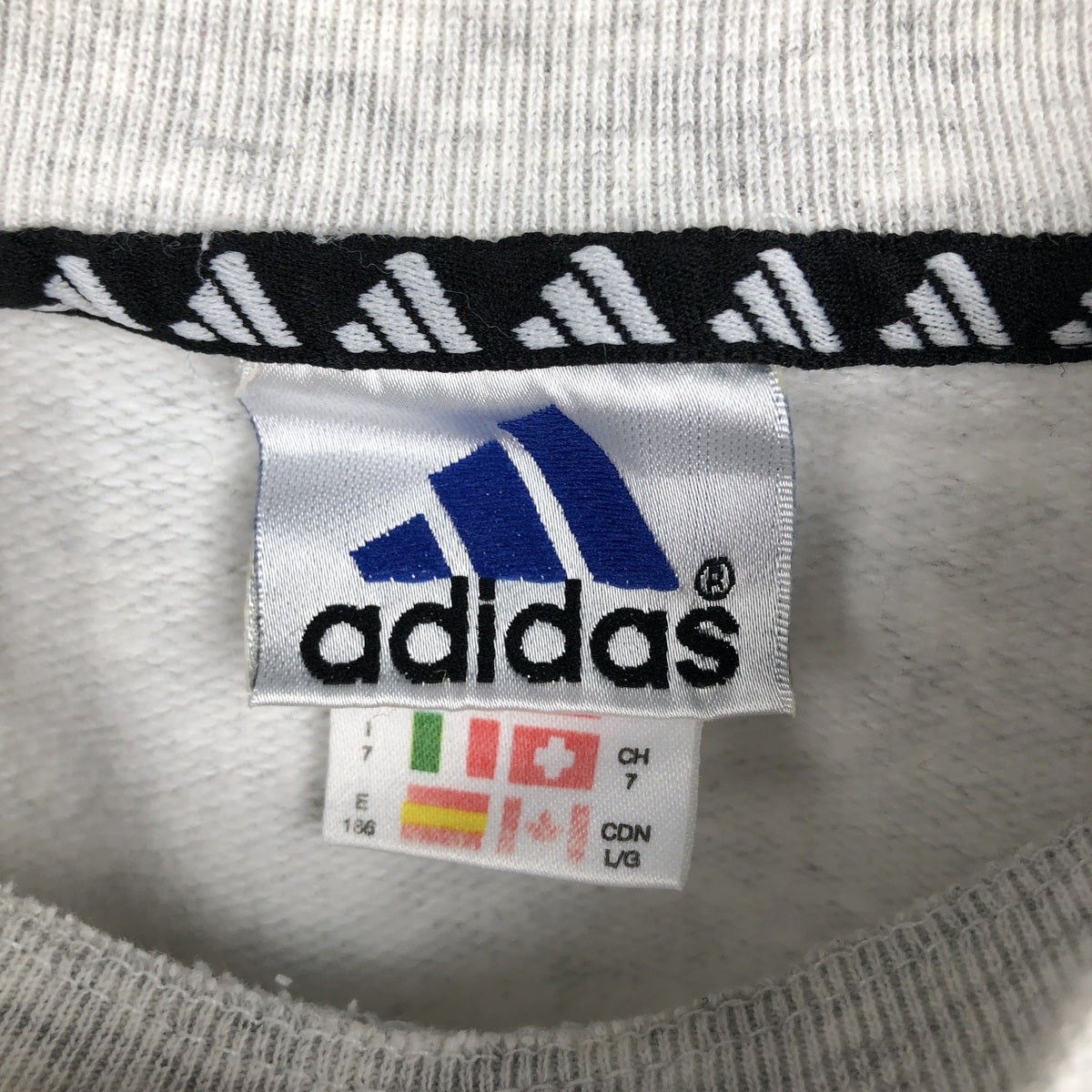 古着 90～00年代 アディダス adidas ワンポイントロゴスウェットシャツ