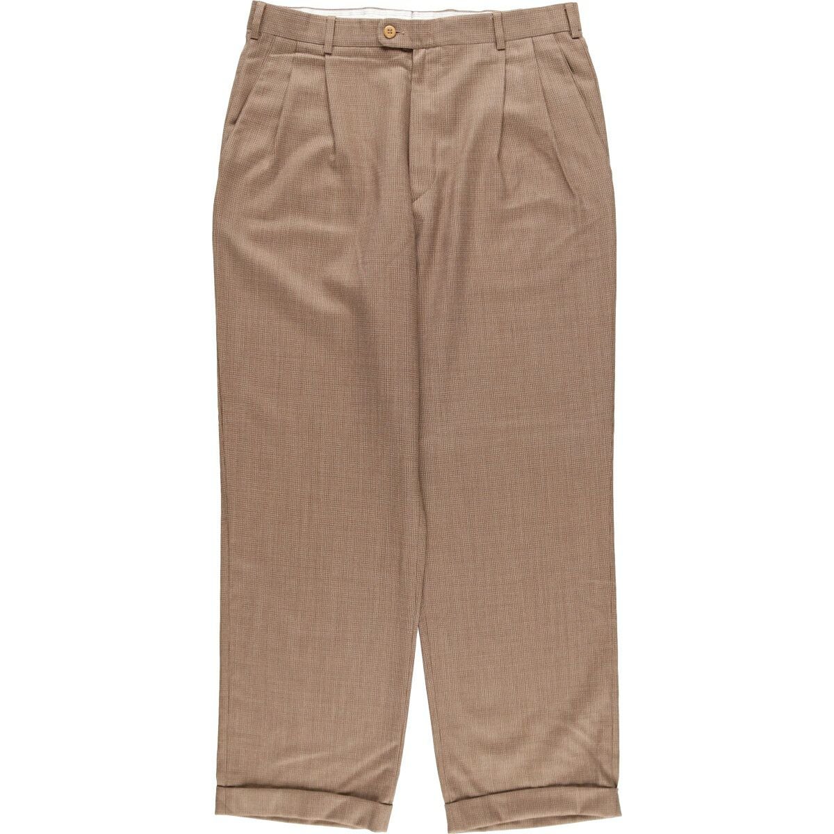 古着 ZANELLA FOR NORDSTROM チェック柄 スラックス ワイドパンツ