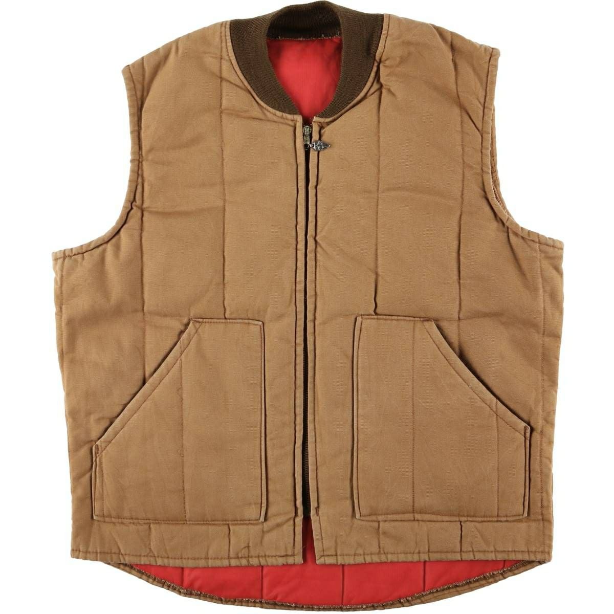 古着 PULL&BEAR 中綿入り フリースジャケット ファイヤーマンジャケット メンズXL相当/eaa610201 古着 PULL&BEAR 中綿入り フリースジャケット ファイヤーマン