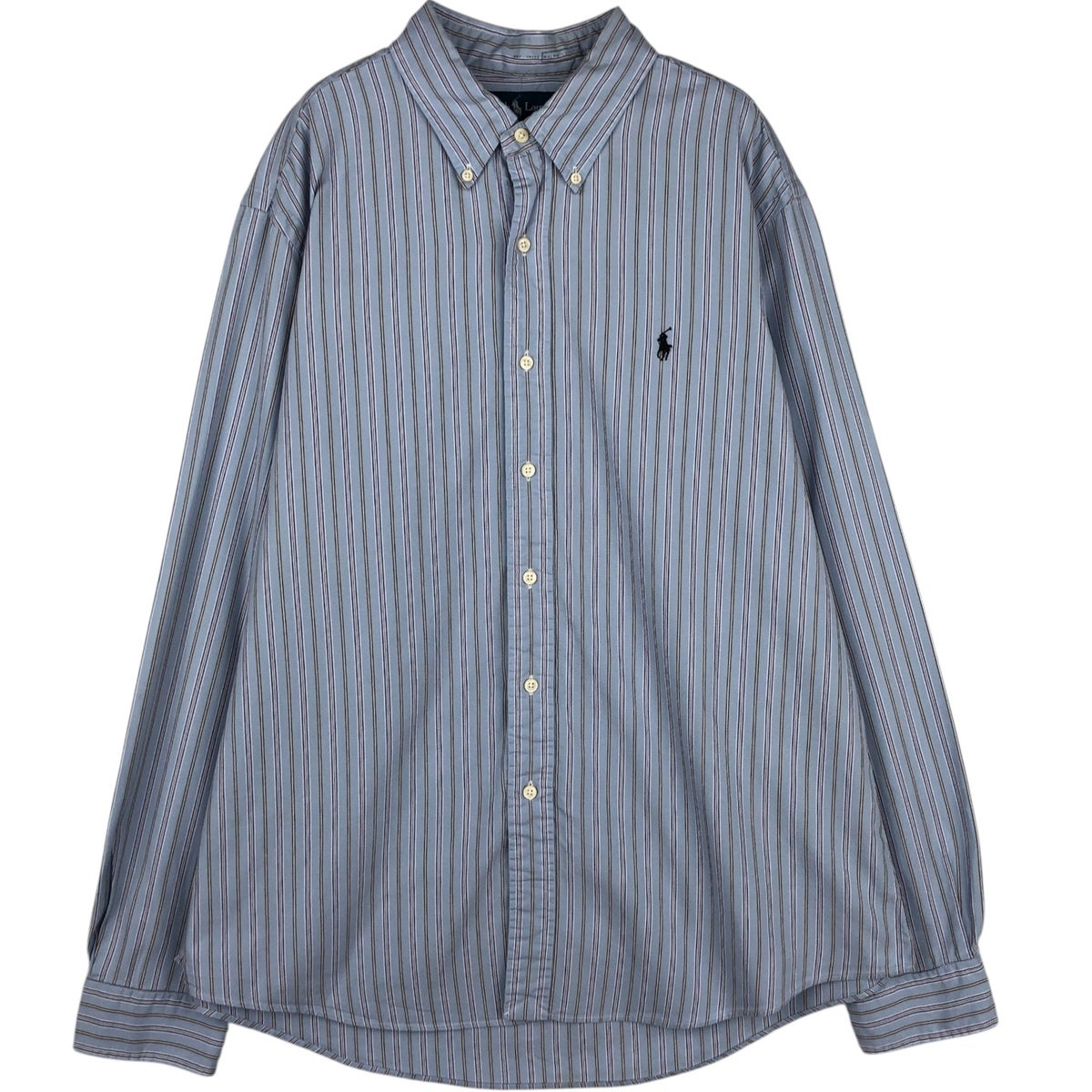 古着 ラルフローレン Ralph Lauren CUSTOM FIT 長袖 ボタンダウン