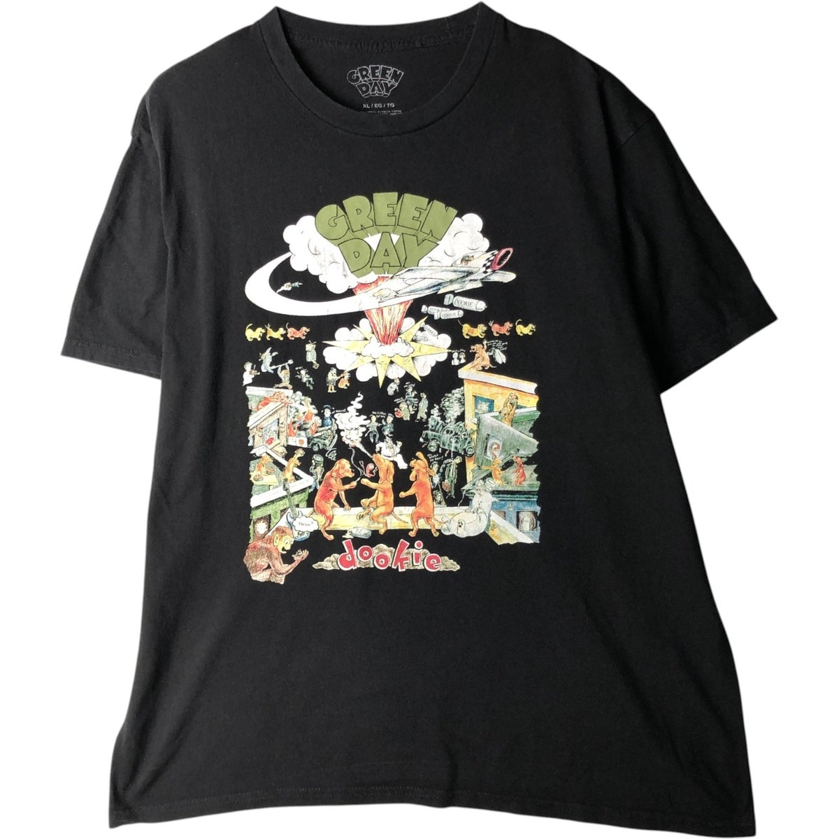 古着 GREEN DAY グリーンデイ バンドTシャツ バンT メンズXL相当