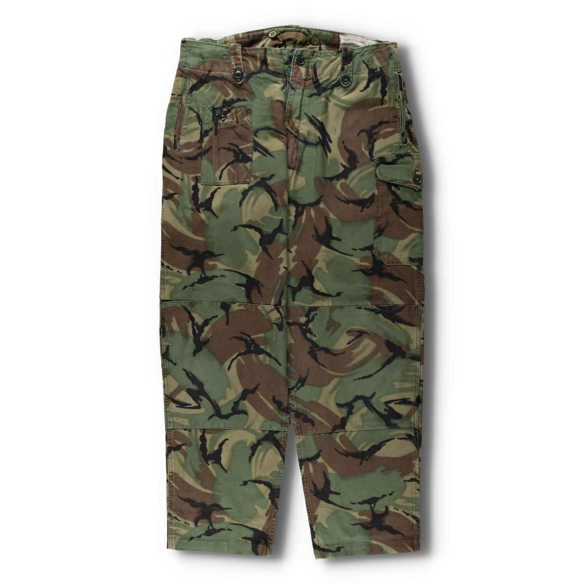 古着 スイス軍 迷彩柄 アルペンカモ ミリタリー カーゴパンツ 48/50