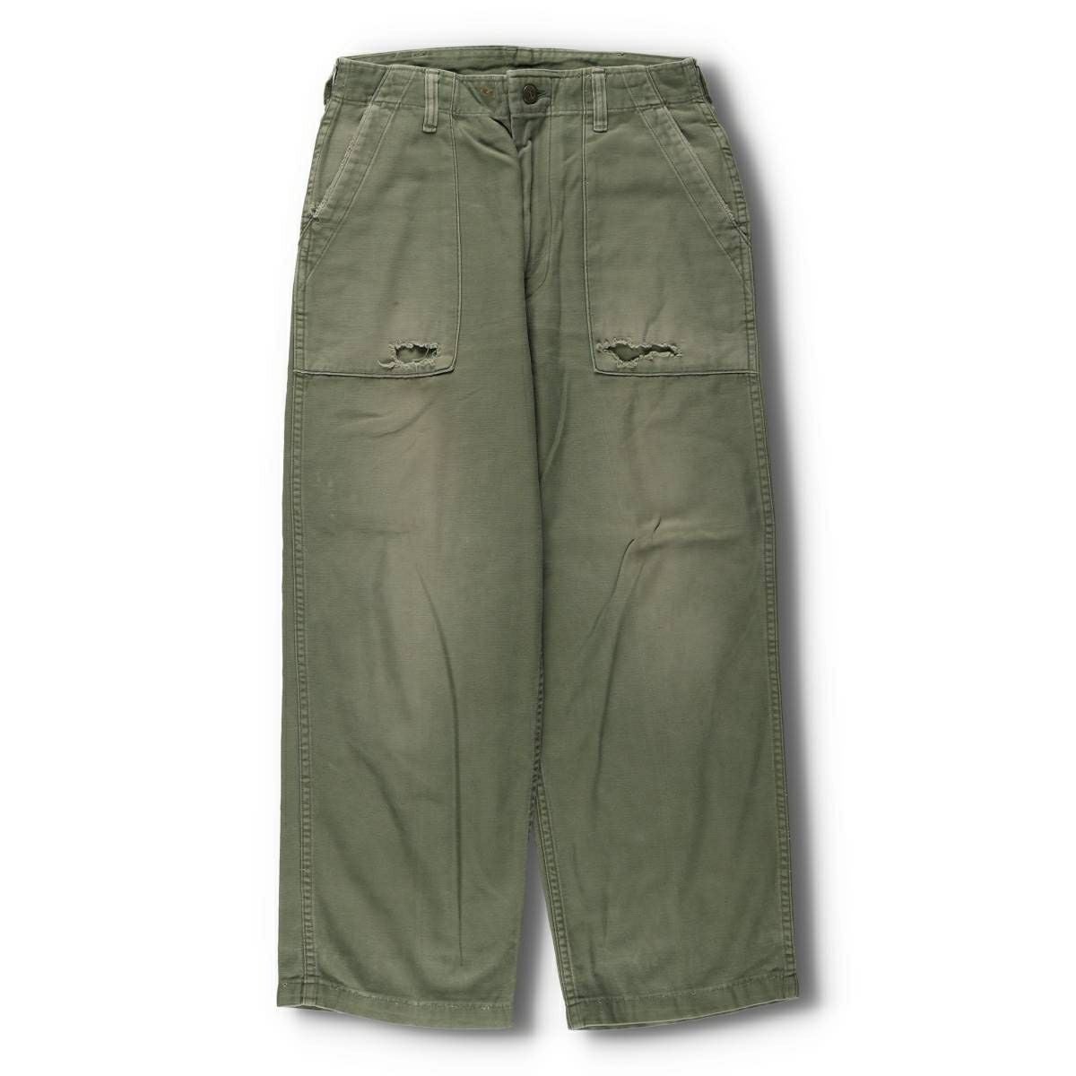 古着 60年代 米軍 ミリタリー ベイカーパンツ メンズw30相当