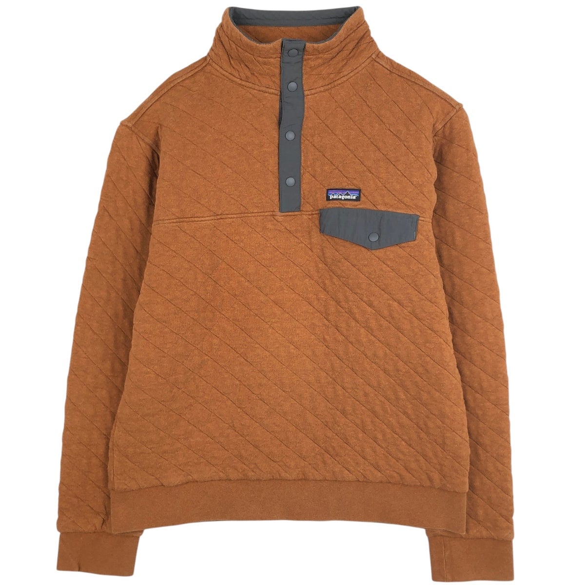古着 パタゴニア Patagonia ORGANIC COTTON オーガニックコットン キルトスナップT 25371FA18 ハーフスナップ スウェットシャツ トレーナー メンズM相当/eaa630534 古着 パタゴニア patagonia ORGANIC COTTON オーガニックコットン