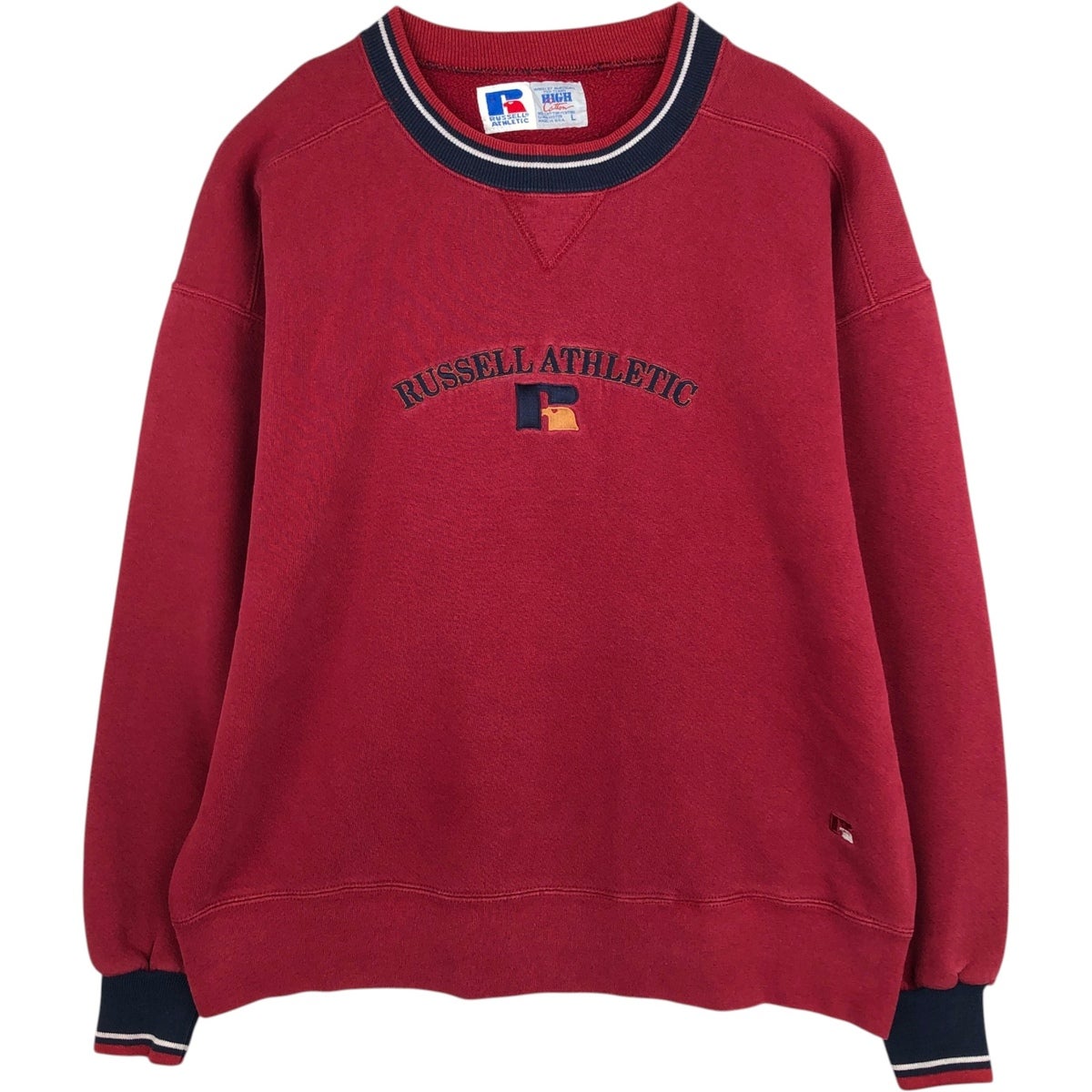 古着 90年代 ラッセル Russell HIGH COTTON タートルネック スウェット