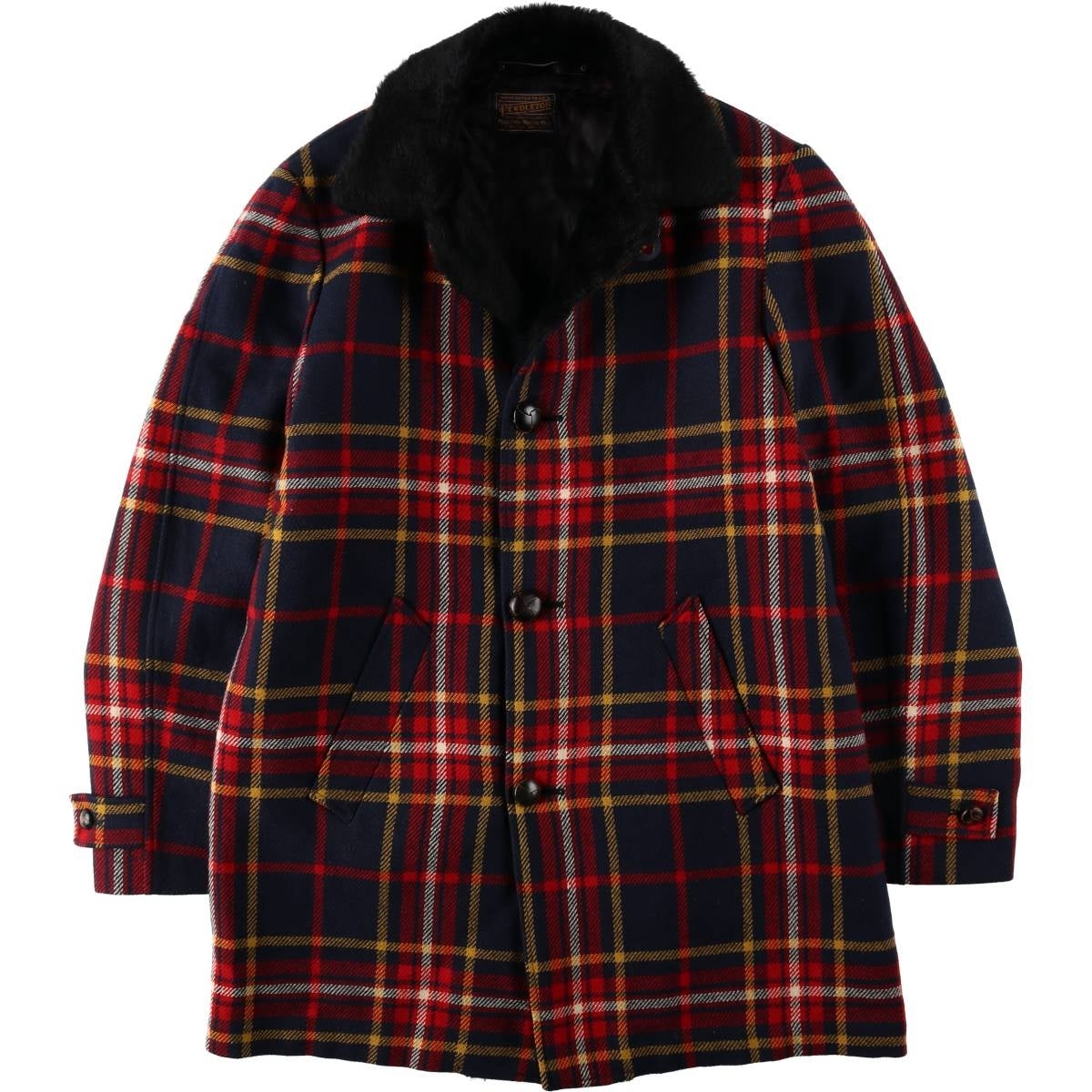 古着 60年代 ペンドルトン PENDLETON ハーフジップ プルオーバー