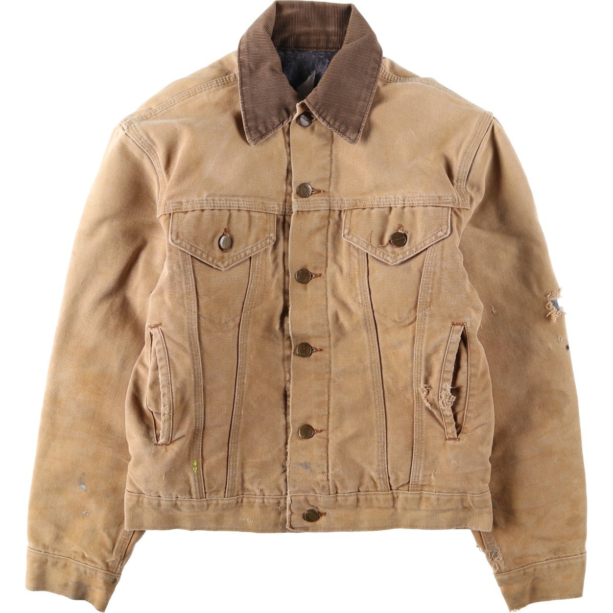 古着 80～90年代 カーハート Carhartt 6SV ダックベスト USA製 メンズM