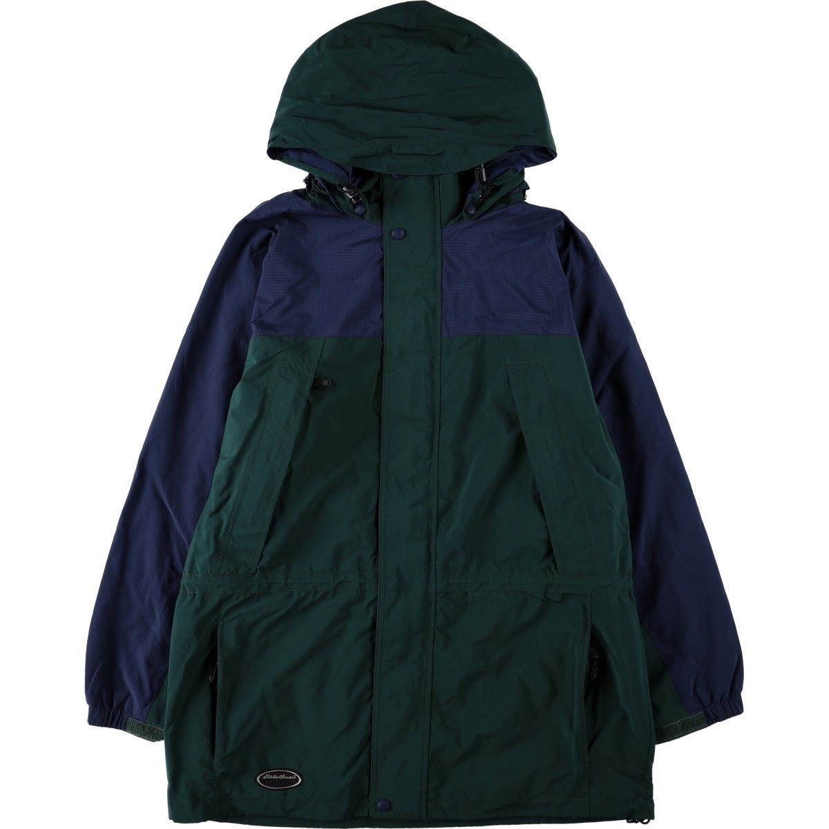 90s Eddie Bauer マウンテンパーカー ゴアテックス L緑 A363 古着 90年代 エディーバウアー Eddie Bauer EBTEK GORE-TEX ゴアテック