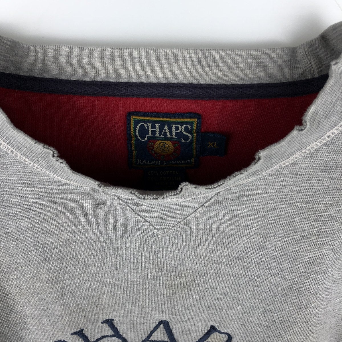 古着 80年代 ラルフローレン Ralph Lauren CHAPS チャップス ロゴ