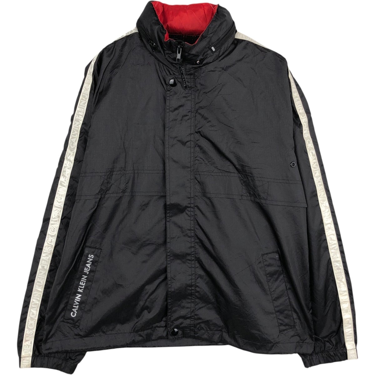 古着 90～00年代 カルバンクライン Calvin klein JEANS リブ編み V