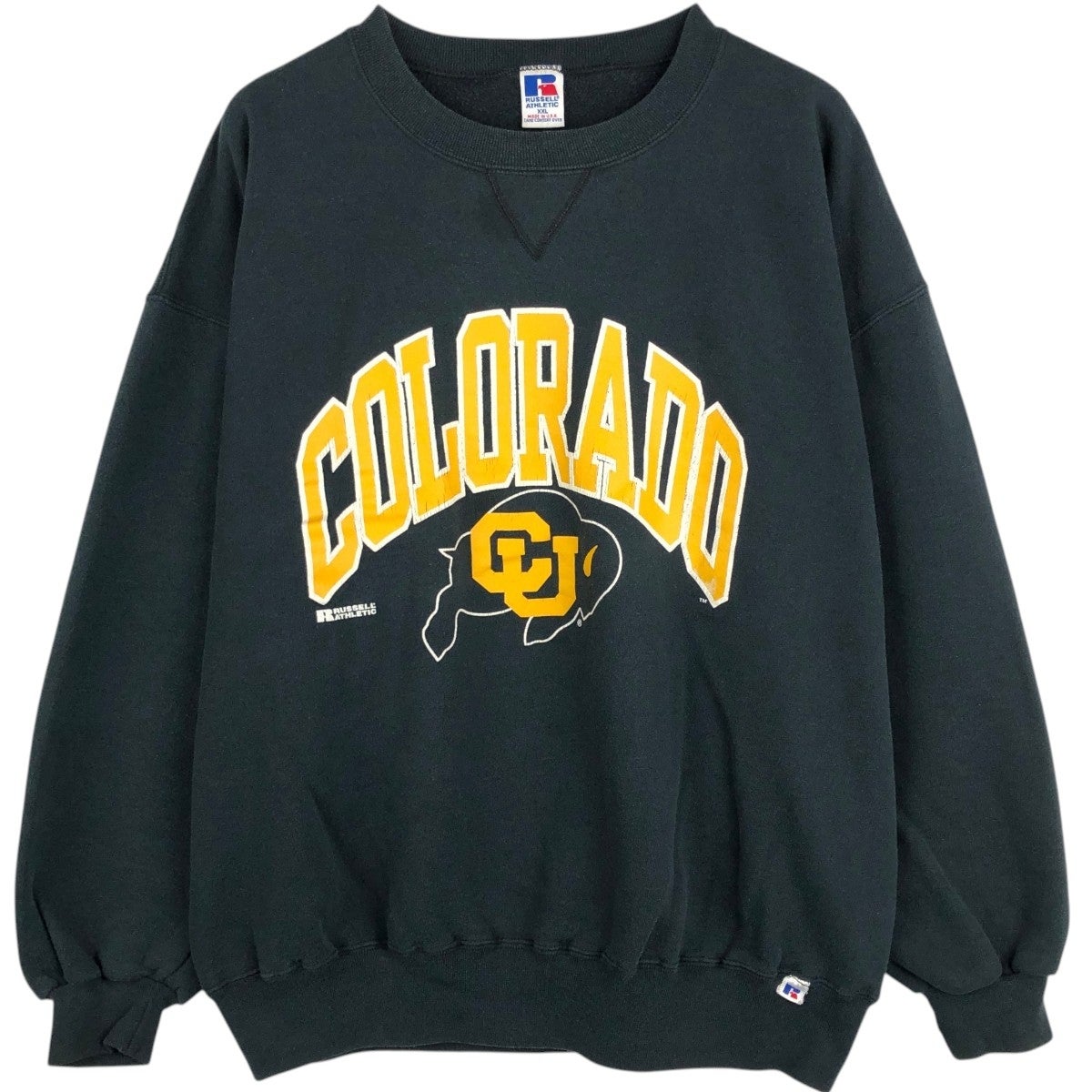 古着 90年代 ラッセル Russell ATHLETIC カレッジスウェットシャツ