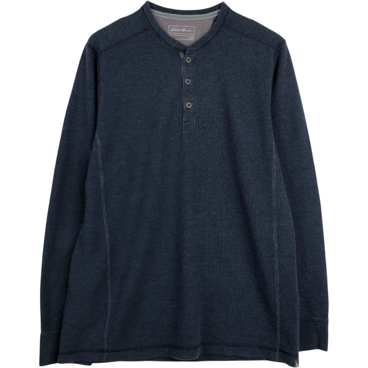 古着 エディーバウアー Eddie Bauer ヘンリーネック サーマルロングT