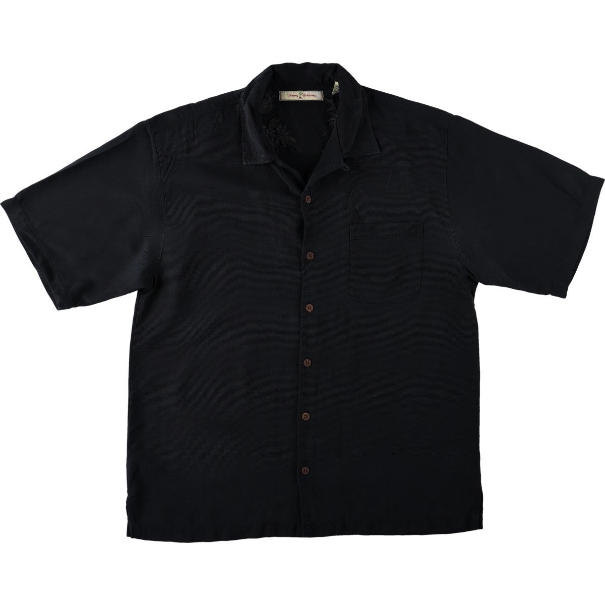 古着 トミーバハマ TOMMY BAHAMA 半袖 オープンカラー シルクシャツ