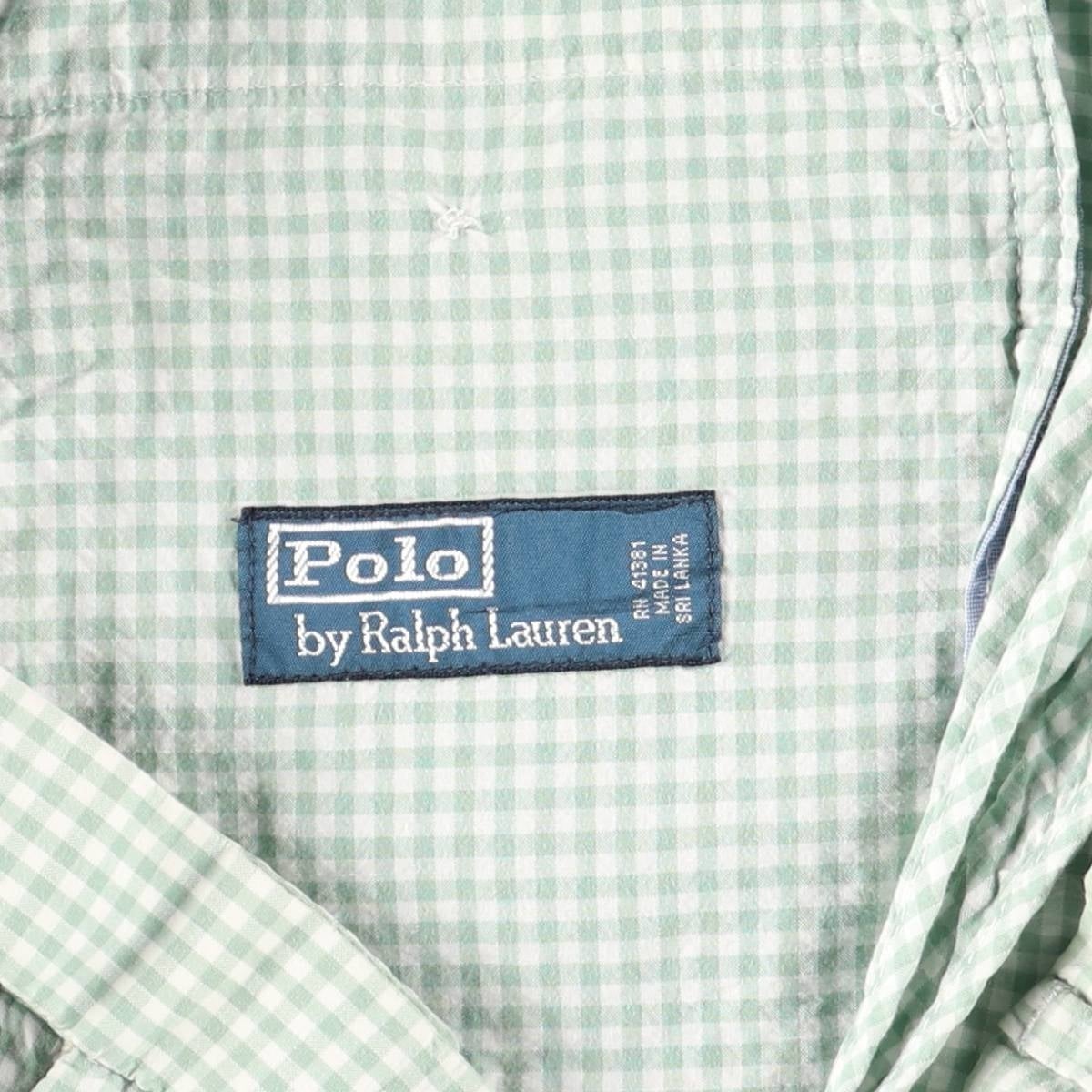 古着 ラルフローレン Ralph Lauren POLO by Ralph Lauren ギンガム