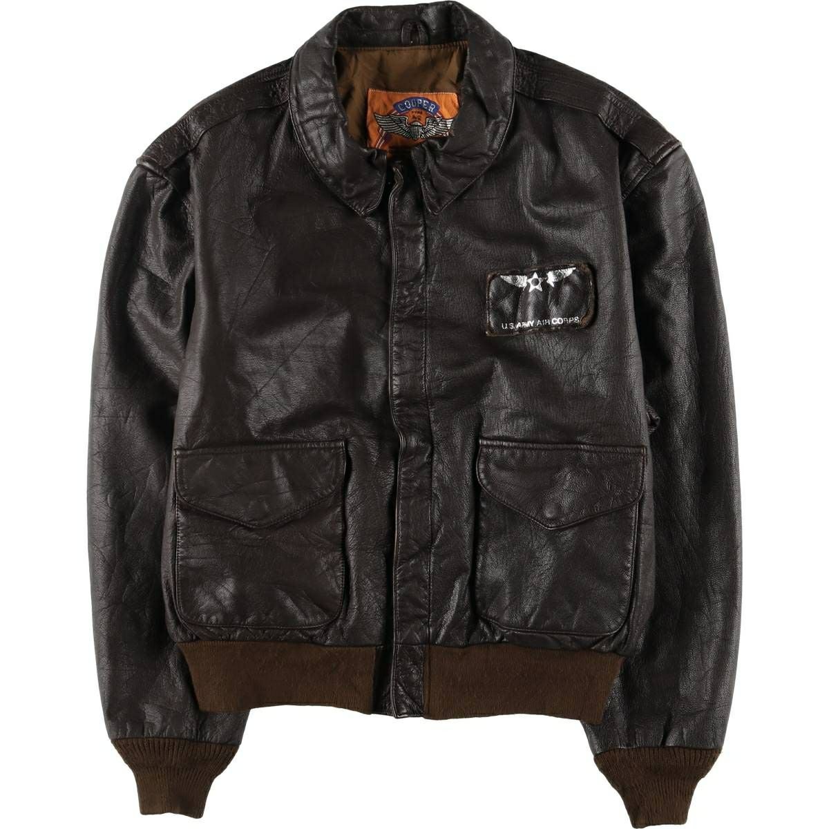 古着 90～00年代 クーパー COOPER A-2タイプ レザーフライトジャケット
