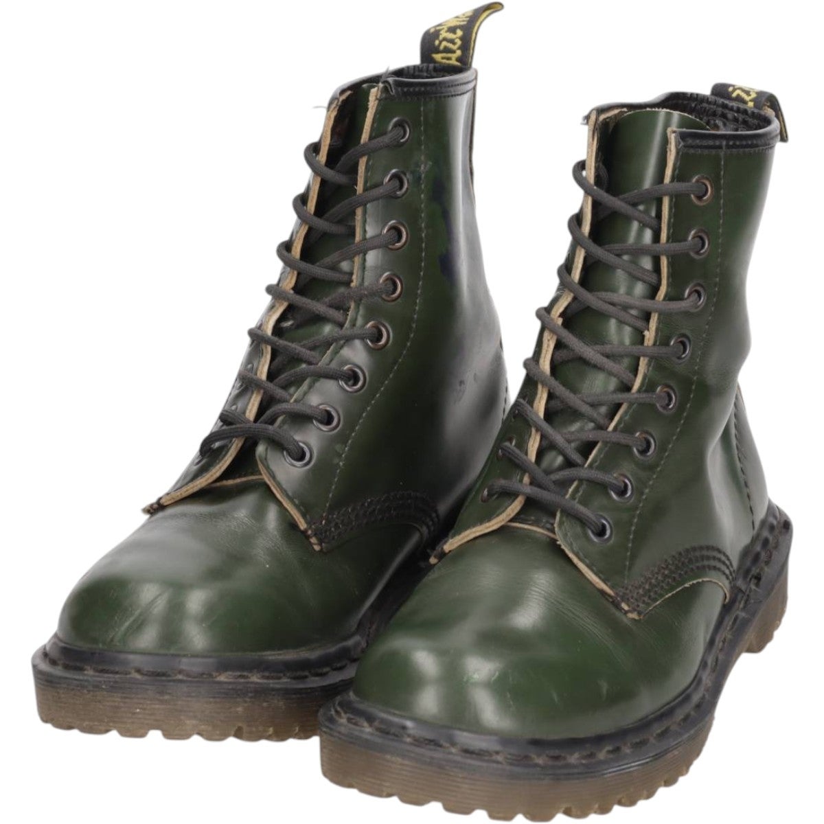 古着 ドクターマーチン Dr.Martens 蛇柄 パイソン柄 8ホールブーツ