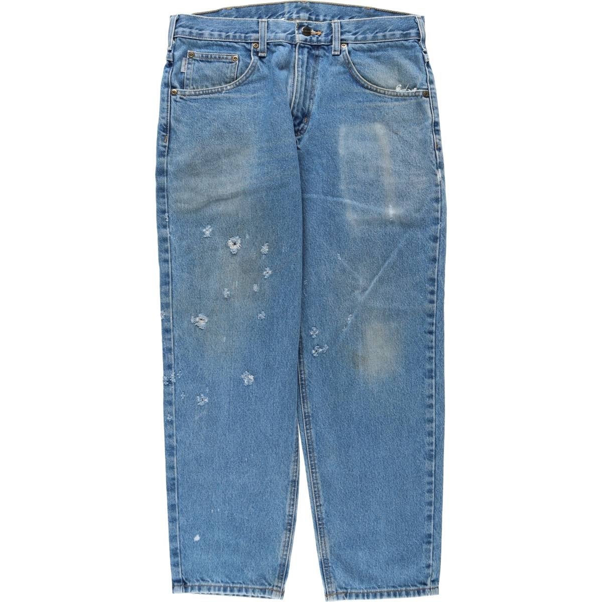 古着 カーハート Carhartt テーパードデニムパンツ メンズw36相当