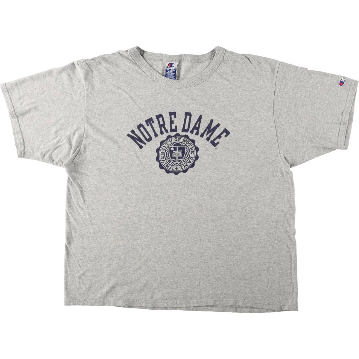 Champion Notre Dame 91 Tシャツ L 古着 90年代 チャンピオン Champion NOTRE DAME ノートルダム大学