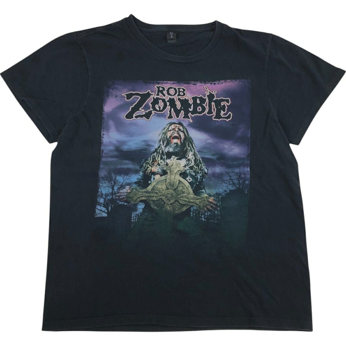 古着 Rob Zombie ロブゾンビ バンドTシャツ バンT メンズL相当