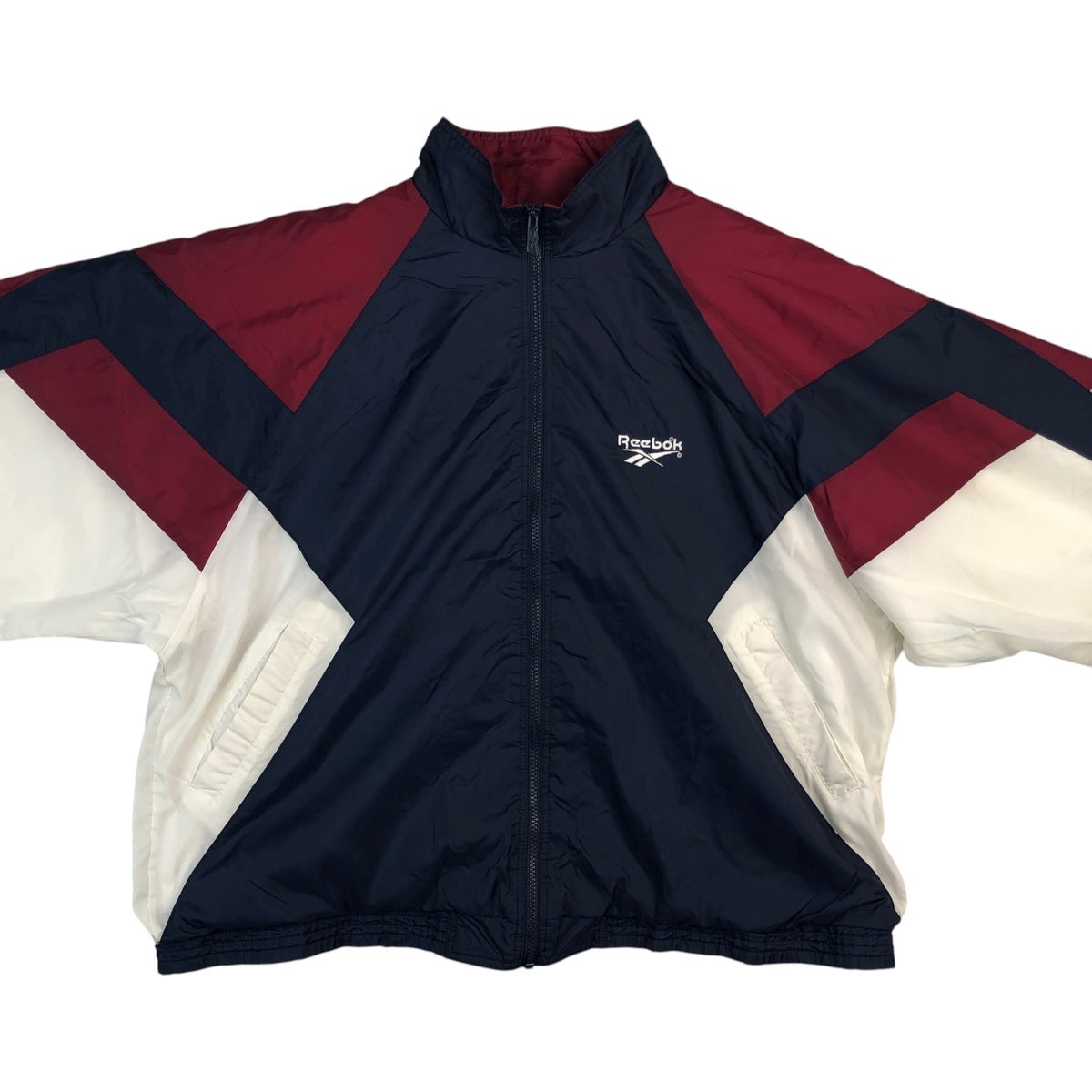 古着 90年代 リーボック Reebok ナイロンジャケット メンズXL相当