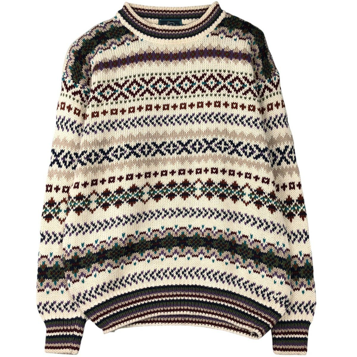 古着 90年代～ ウールリッチ WOOLRICH フェアアイル柄 モックネック