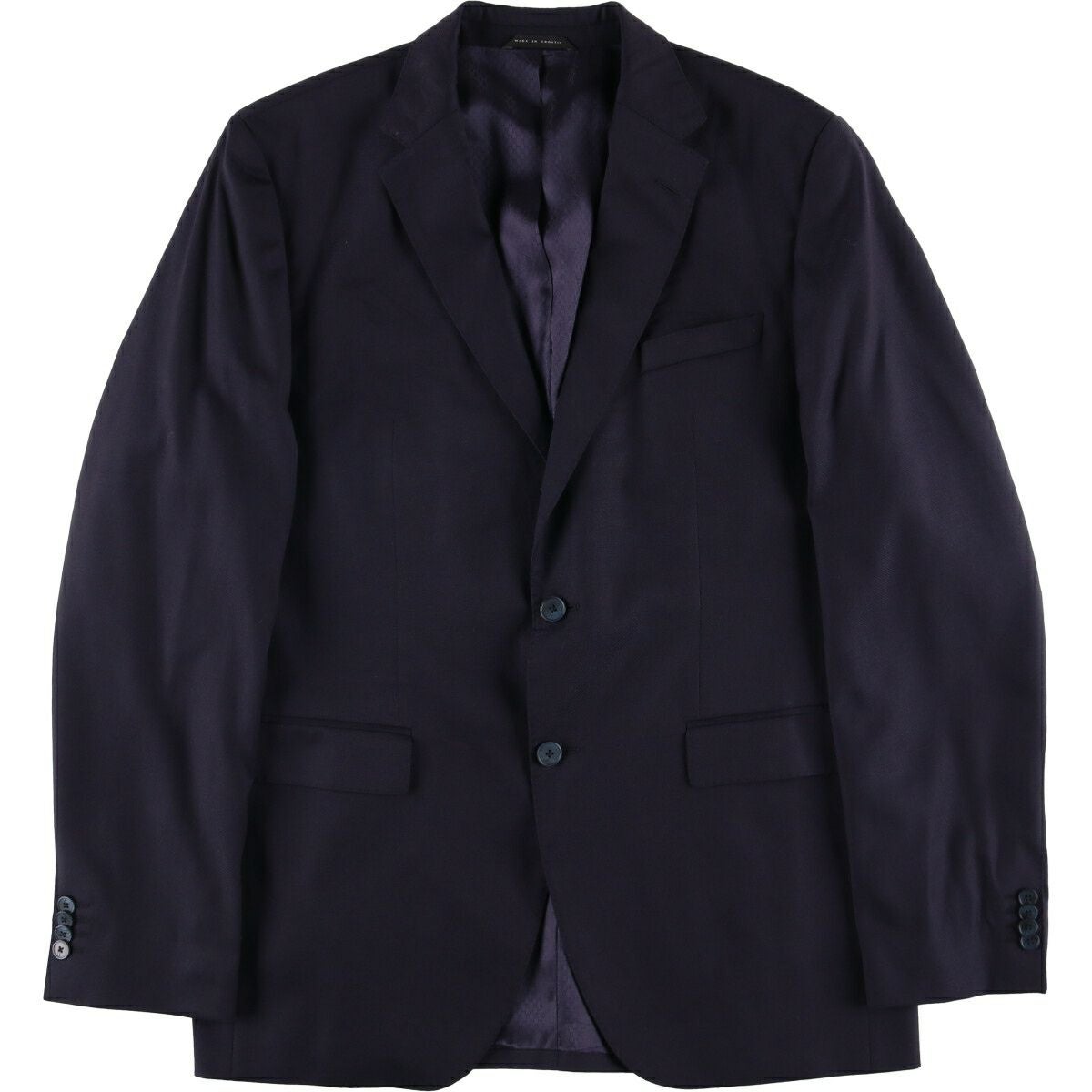 古着 ヒューゴボス HUGO BOSS ピークドラペル テーラードジャケット メンズM相当/eaa589818 古着 ヒューゴボス HUGO BOSS ピークドラペル テーラードジャケット
